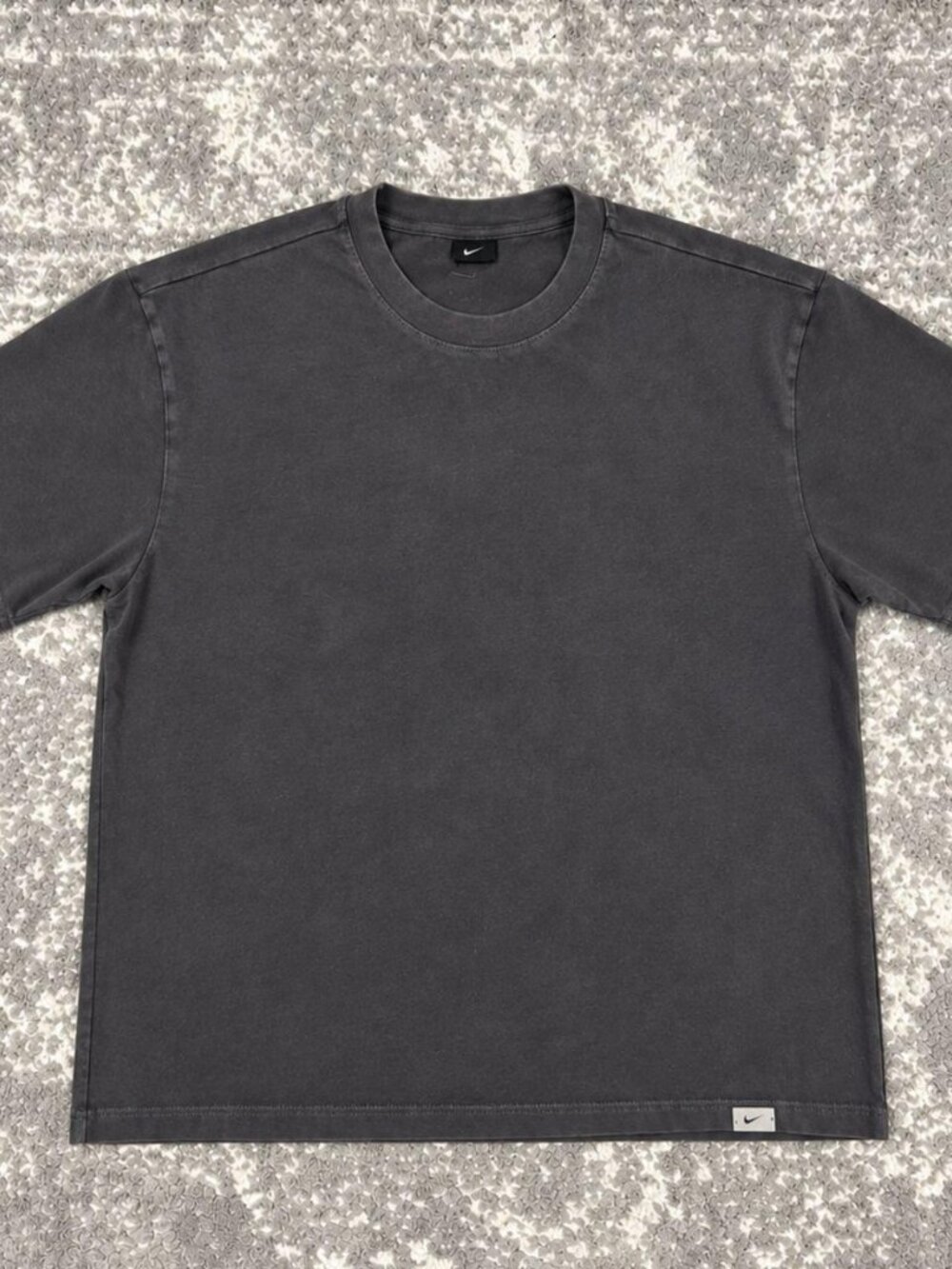 Nike Washed Charcoal Oversized Essential T-Shirt